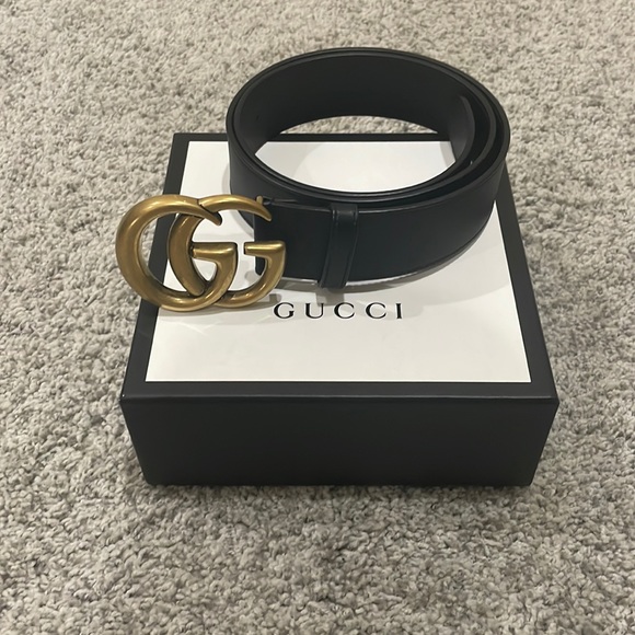Black Gucci belt size 85 - Picture 2 of 8